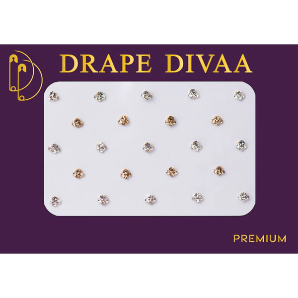 Stone Bindis - Gold & Silver